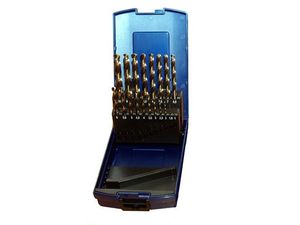 Sada spirálových vrtáků RATIOLINE pr. 1-10 mm dle DIN 338. HSS-GK (19 ks)