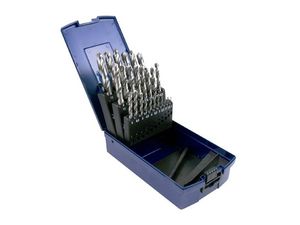 Sada spirálových vrtáků RATIOLINE pr. 1-13 mm dle DIN 338. HSS-GK (25 ks)