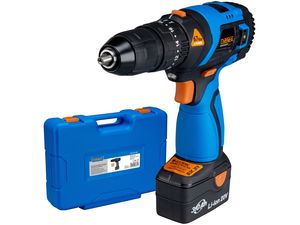 Aku vrtací šroubovák s příklepem Narex ASP 203-2B (2x 3,0 Ah)