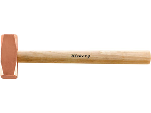 Měděné kladivo 250 g Haso 45 KHI-250, dřevěná Hickory násada