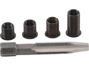 Vložkovací sada BGS100167 pro opravu závitů zapalovacích svíček M8 x 1,0 mm (5 dílů)
