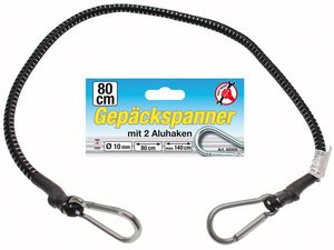 Gumový upínák Kraftmann 10 mm x 80 ÷ 140 cm BGS1085505, 2x hák