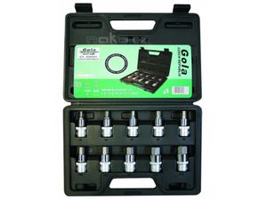 Zástrčné hlavice 1/2" inbus 5 ÷ 19 mm GOLA 126310 (Sada 10 ks)