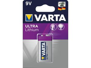 Baterie Professional Lithium 9V e-block 1 kus v blistr balení VARTA