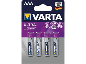Baterie Professional Lithium AA 4 ks. v blistr ks. VARTA