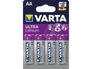 Baterie Professional Lithium AA 4 ks. v blistr ks. VARTA