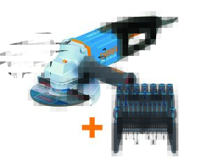 Úhlová bruska 150 mm Narex EBU 15-16 CA a sada šroubováků 47-TOOLBOX zdarma