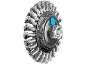 Kuželový kartáč KBG 10013/M14 INOX 0,35 SG. PFERD - splétaný se závitem