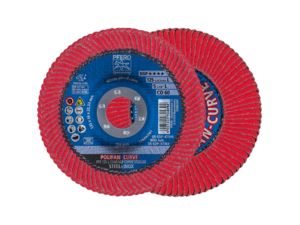 Lamelový brusný kotouč POLIFAN Pferd PFR 125-L CO 60 SGP CURVE STEELOX