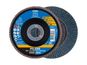 Lamelový brusný kotouč PFC 125 Z 80 PSF/22,23. PFERD - PSF ZIRKON