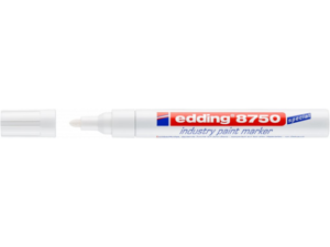 Průmyslový lakovací značkovač 8750 bílá edding