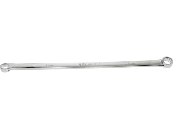 Oboustranný očkový klíč 12 x 14 mm BGS101186-12x14, prodloužený