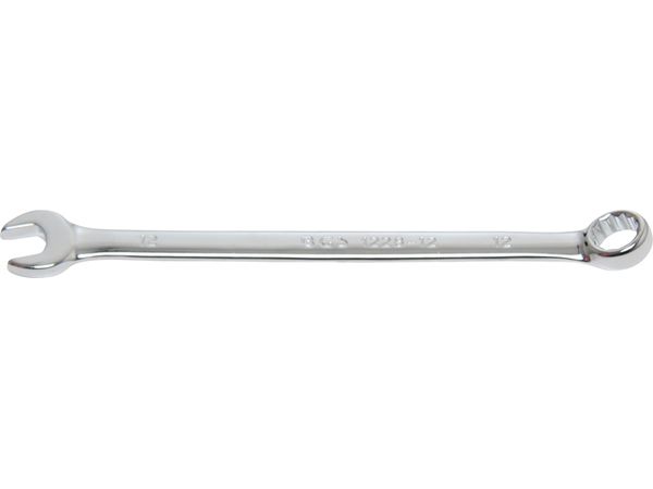 Očkoplochý klíč 12 mm BGS101228-12, extra dlouhý, leštěný