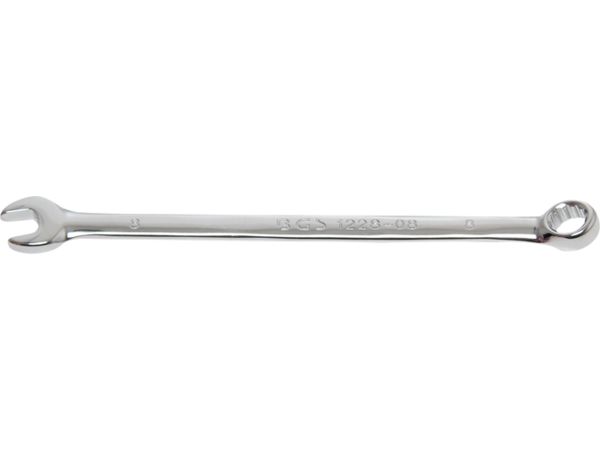 Očkoplochý klíč 8 mm BGS101228-8, extra dlouhý, leštěný