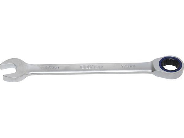 Očkoplochý klíč 17 mm s ráčnou "Microlock" BGS101587