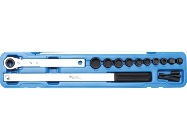 Sada hlavic 3/8" + 1/2" BGS101706 pro montáž a demontáž drážkovaného klínového řemene (10 dílů)