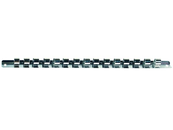 Kolejnice pro 1/4" hlavice BGS102120, 15 klipů
