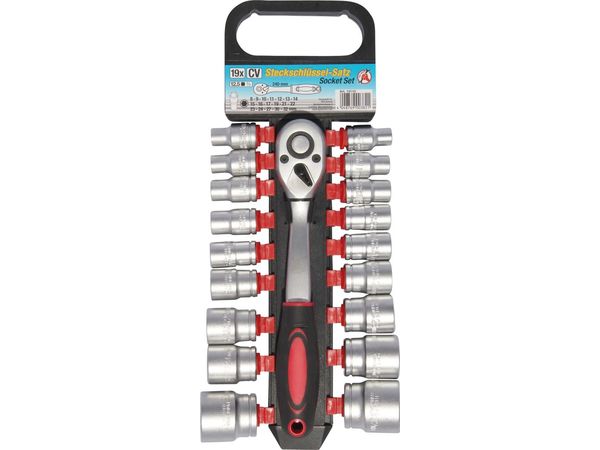 Gola sada 1/2" Kraftmann 19 dílů (8 ÷ 32 mm) BGS1015110 Pro Torque