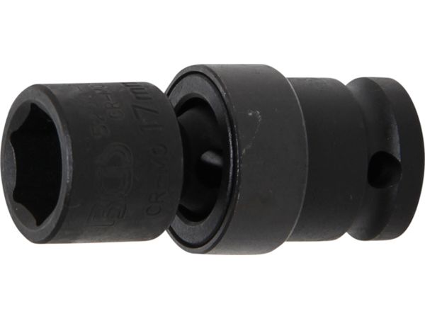 Nástrčná hlavice 1/2" šestihran 17 mm BGS105200-17 s kloubem