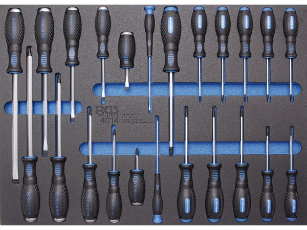 Nářaďový modul 3/3 - BGS104014 Šroubováky Torx, PH a PL. Sada 23 dílů