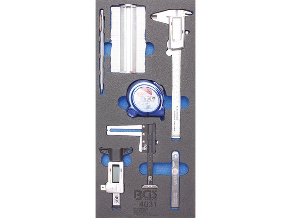 Nářaďový modul 1/3 - BGS104031 Měřící nástroje. Sada 7 dílů