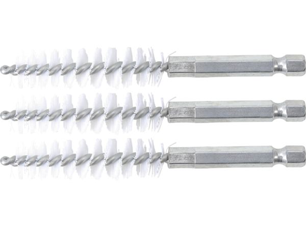 Nylonové kartáče pr. 13 mm BGS103078-13-N, upínání 1/4", 3 ks (Sada BGS 3078)