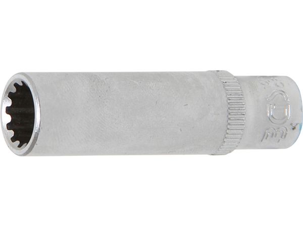 Nástrčná hlavice 1/4" 9 mm BGS1010159, prodloužená, Gear Lock