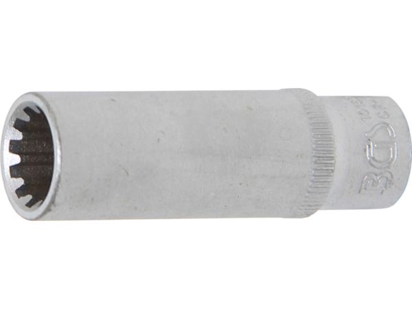 Nástrčná hlavice 1/4" 10 mm BGS1010160, prodloužená, Gear Lock