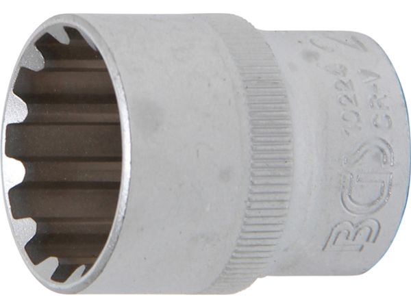 Nástrčná hlavice 1/2" 24 mm BGS1010224, Gear Lock