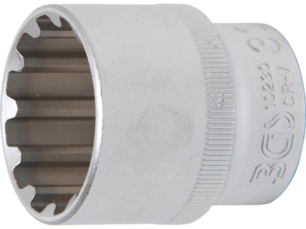 Nástrčná hlavice 1/2" 30 mm BGS1010230, Gear Lock