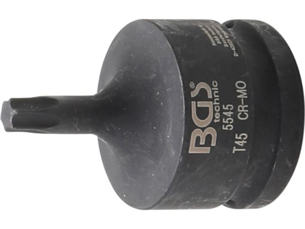Zástrčná hlavice 3/4" T-profil (pro Torx) T45 BGS105545, tvrzená