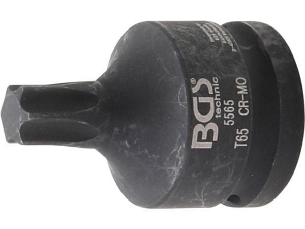 Zástrčná hlavice 3/4" T-profil (pro Torx) T65 BGS105565, tvrzená