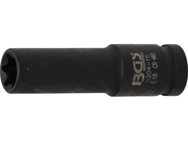 Nástrčná hlavice 1/2" E16 BGS105204-16, prodloužená, tvrzená pro E-Profil