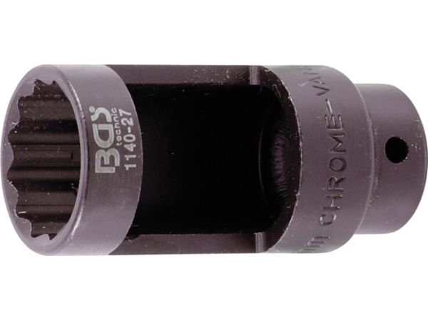 Nástrčná hlavice 1/2" 27 x 78 mm BGS101140-27, pro lambda sondu, s okénkem