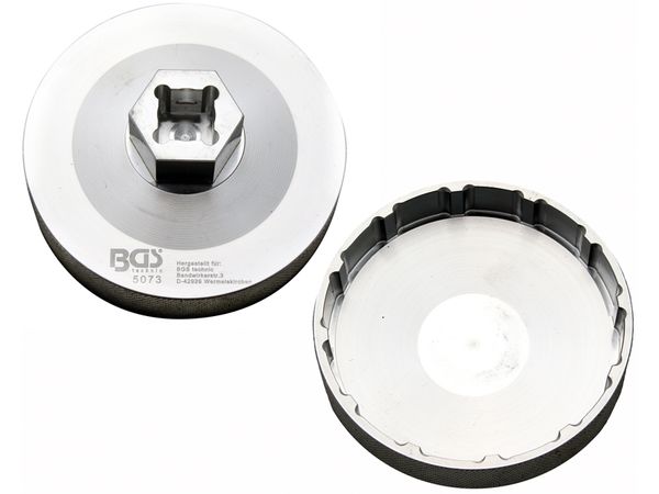 Klíč na olejové filtry průměr 76 mm, 12hranný BGS105073 pro motocykly BMW