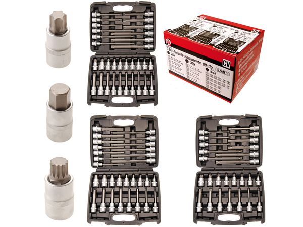 Zástrčné bitové hlavice 1/2" Kraftmann BGS105186 Sada 88 ks