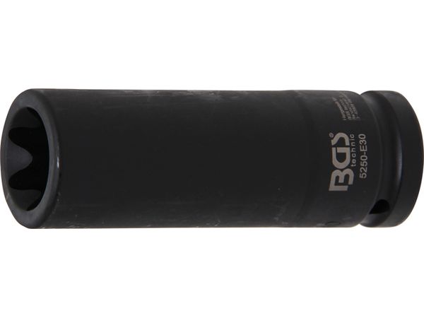 Nástrčná hlavice 3/4" E30 BGS105250-E30, prodloužená, tvrzená pro E-Profil