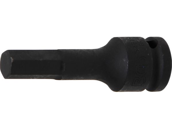 Zástrčná hlavice 1/2" inbus 12 x 75 mm BGS105481-M12, tvrzená Cr-Mo