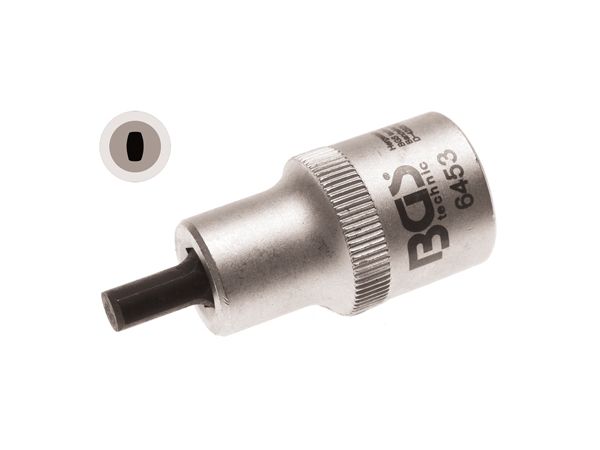 Nástrčná hlavice 1/2" pro povolování tlumičů 5,5 x 8,2 mm BGS106453