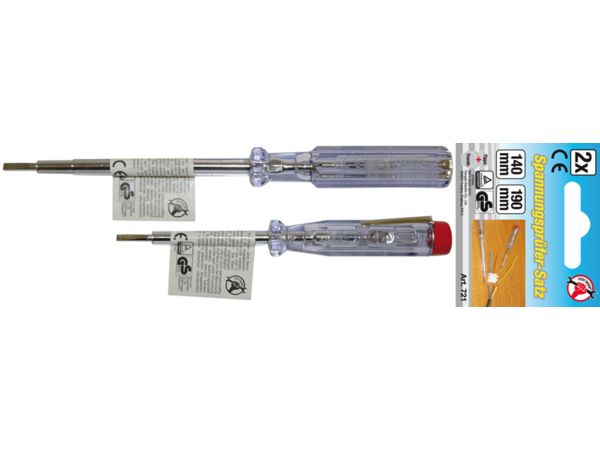 Zkoušečka Kraftmann 120 ÷ 250 V BGS100721, délka 140 a 190 mm. Sada 2 díly