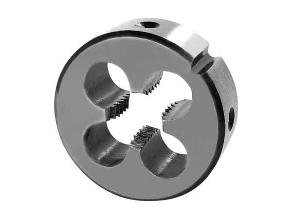Závitová HSS kruhová čelist M20 mm Fortis 7418150200 EN 22568, bez povlaku