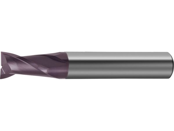 Stopková hrubovací fréza tvrdokov Fortis 7424040800 pr. 8 mm Z4, dlouhá, dle DIN 6527, AlTiN+, typ HR, stopka HB