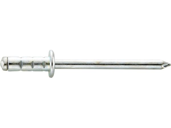 Vícerozsahový trhací nýt Gesipa PolyGrip 4,0x13,0 mm ocel/ocel, standard, plochá kulatá hlava