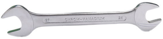 Oboustranný klíč 24 x 27 mm BGS101184-24x27, DIN 3110, chrom vanadium