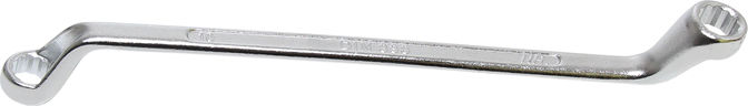 Oboustranný očkový klíč 10 x 11 mm BGS101214-10x11, vyhnutý, DIN 838