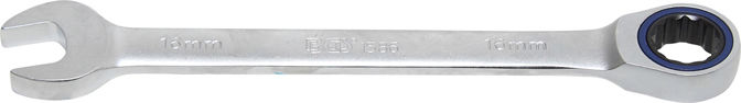 Očkoplochý klíč 16 mm s ráčnou "Microlock" BGS101586