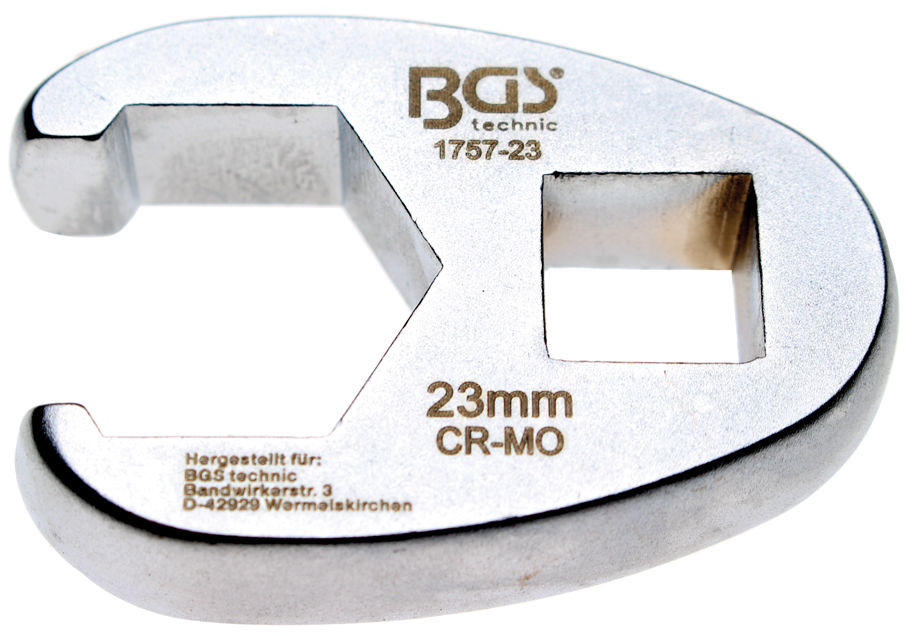 Plochý otevřený klíč 1/2" - 23 mm BGS101757-23