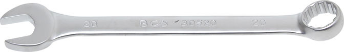 Očkoplochý klíč 20 mm BGS1030520, DIN 3113A, matný chrom