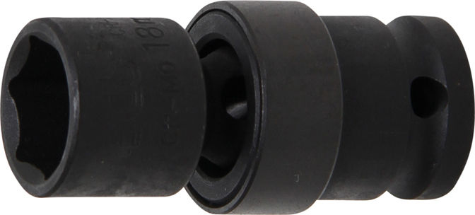 Nástrčná hlavice 1/2" šestihran 18 mm BGS105200-18 s kloubem