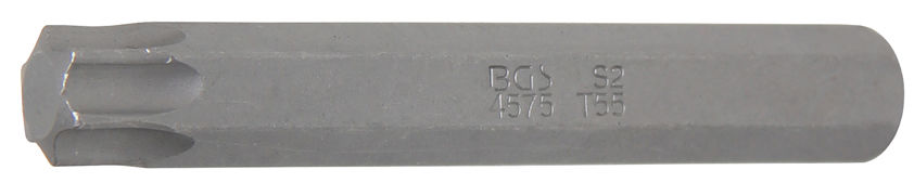 Šroubovací bit 3/8" T-profil (Torx) T55 x 75 mm BGS104575, zatíž. do 5 kg